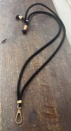 スマホショルダーストラップ ブラック