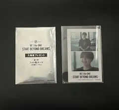 BE:FIRST 第1弾特典カード 封入特典カード　マナト MANATO