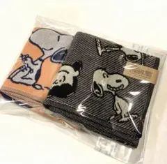 新品　スヌーピー　ガーゼハンカチ 2枚 綿100% 大判サイズ　ギフト