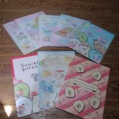 すみっコぐらしノート３冊＆ジッパーバッグ５枚セット