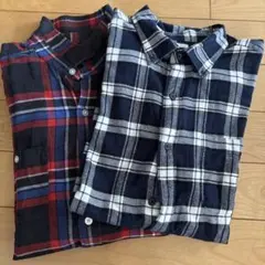 ネルシャツ 2枚セット XLサイズ