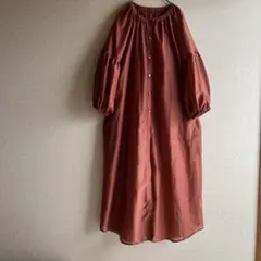 ワールド　grove ロングワンピース　M