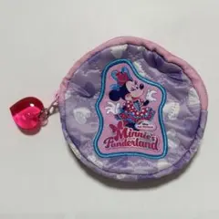 【匿名配送】ディズニーランド　ミニー　パルパルーザ　カプセルトイ　ミニポーチ