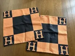【訳あり品】イニシャルクッションカバー2枚セット