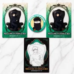 【PLAZA限定】呪術廻戦chair:black 伏黒恵 クリアカード 缶バッジ