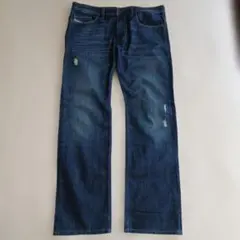 【最終値引き】DIESEL ダメージ加工 ストレートデニム