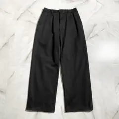 A19556 美品 マーカウェア 22AW フラットフロントワイドトラウザーズ2のサムネイル