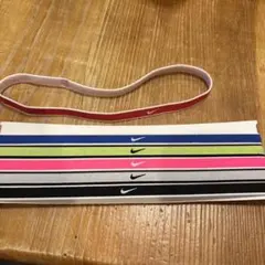 Nike ヘアバンド 6本セット【赤は使用済み】