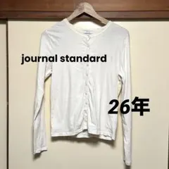 JOURNAL STANDARD シアーコットンクルーネックカーディガン　26年のサムネイル