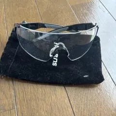 suaoki 透明レンズ サングラス 収納袋付き