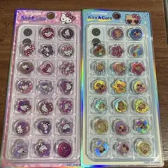 （正規品）おはじきシール　Kira Coro キラコロ　キティ　ヒョウ柄・日焼け