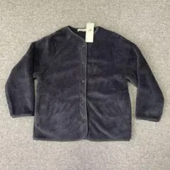 クロコダイル　フリースジャケット チャコールLサイズ