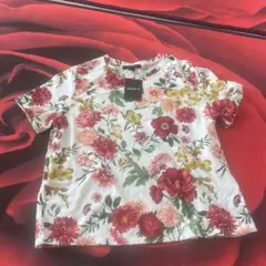 FOREVER 21 フラワープリント Tシャツ L
