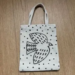 鳥のイラスト キャンバストートバッグ