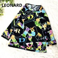 LEONARD SPORT 40 ニットセーター 黒 刺繍 アップリケ 上質 LEONARD SPORT 40 ニットセーター 黒 刺繍 アップリケ 上質 - メルカリ