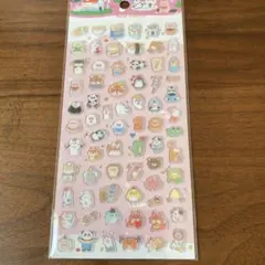 ボンボンドロップシール　新作　動物キャラクター透明シール80種類セット