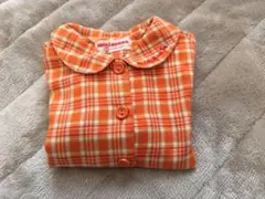 MIKI HOUSE 春服　レトロ　チェック柄　長袖シャツ　80cm