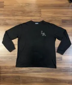 【PHATRNK✙ファットランク】 OSAKAロゴ ロンT Ｍ 黒 チカーノロゴ】PHATRNK ファットランク グラフィックロンT (T