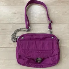 パープル ショルダーバッグ