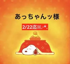 あっちゃんッ様 専用ページ