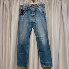 DSQUARED2 ダメージ加工 ライトブルージーンズ