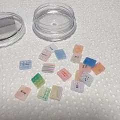 プラスチック製ネイルパーツ18枚セット②