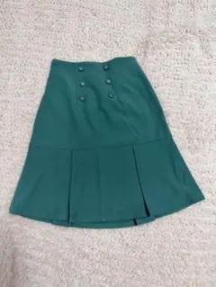 Fint グリーン フレアスカート Sサイズ