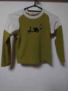 120センチ　ファミリア　 オリーブグリーン トレーナー