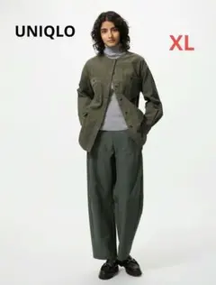 カーブパンツ ワイドパンツ