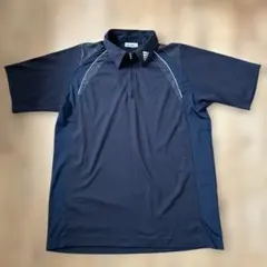『美品』adidas ゴルフポロシャツ L ネイビー