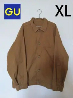GU　シェフジャケット　ブラウン　XL