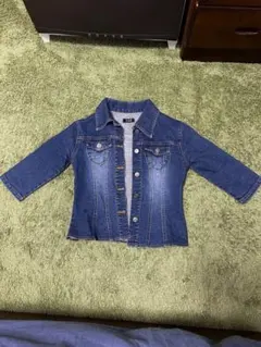 デニムジャケット ショート丈 7分袖