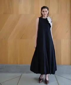 Acka. tulle nosleeve one-pieceのサムネイル