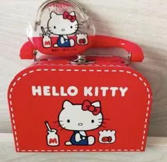 【新品未使用】ハローキティ ミニトランク＆がま口　財布 コインケース　いちご新聞