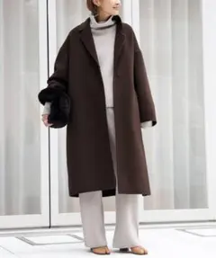 ⭐️Deuxime Classアンゴラリバーコート保存袋付き 2025年最新】deuxieme classe ウールアンゴラリバーコートの人気