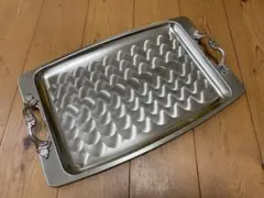 シルバートレイ　パール加工　レトロ