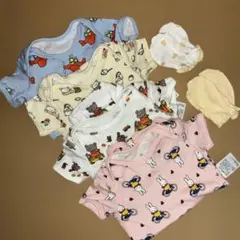 ユニクロ　半袖肌着ロンパース　70サイズ　4枚