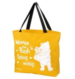 【新品】くまのプーさん みんなのキャラクター ジャンボトートバッグ 黄色