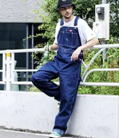 値下げ　Dickies デニムオーバーオールのサムネイル
