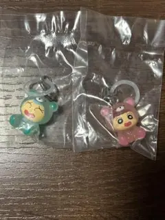 クレヨンしんちゃん みんなでくまパジャマ めじるしアクセサリー