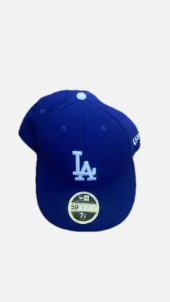 New Era LAロゴ ネイビーキャップ 7 1/4