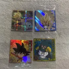 ドラゴンボール ウエハースシール4枚セット