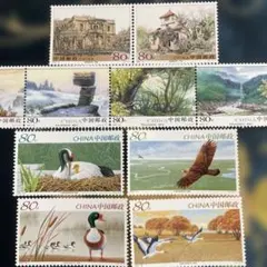 閉店SALE 中国切手 10枚【未使用】2005年