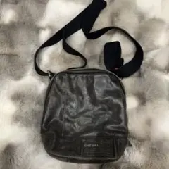 DIESEL ダークグレー ショルダーバッグ
