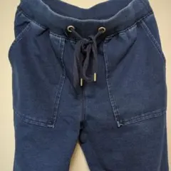 GU　デニムスウェットイージーパンツ　S　ジョガーパンツ