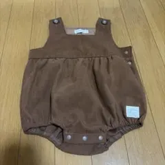 conoco ベビーオーバーオール 70 ブラウン