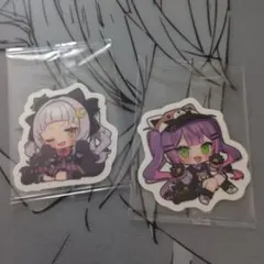 ホロライブ　チョコクランチシール　紫咲シオン・常闇トワ シールまとめ売りセット