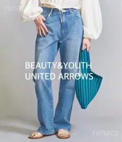 BEAUTY&YOUTH◆5ポケット ストレートデニムパンツ