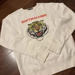 売り切り！SOFTMACHINE ホワイト スウェット M