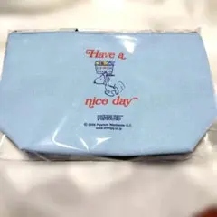 PEANUTS スヌーピー ランチバッグ 水色